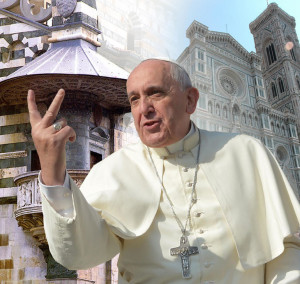 papa Francesco a Firenze