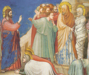 Risurrezione di Lazzaro (Giotto - Cappella degli Scrovegni 1305 circa)
